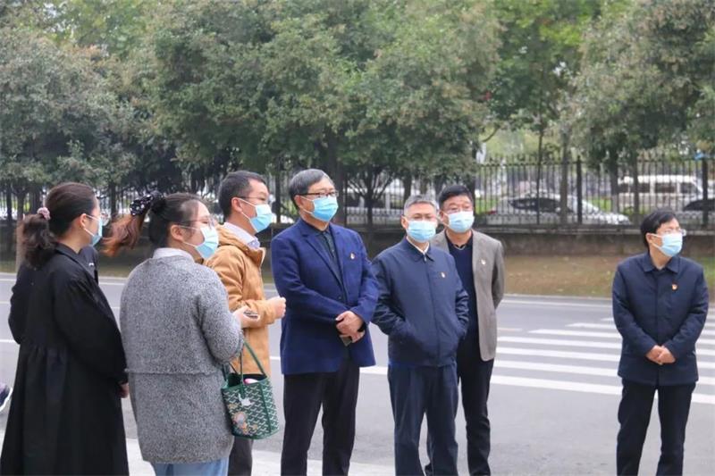 郑州市委党史学习教育第六巡回指导组到郑州OG真人参观调研